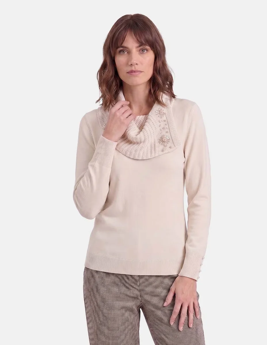 Blusa eilis manga larga para mujer
