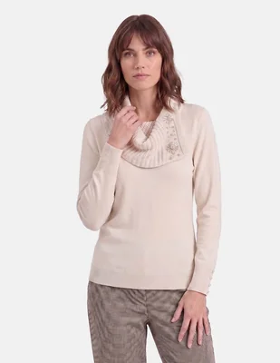 Blusa eilis manga larga para mujer
