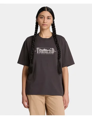 Playera manga corta cuello redondo para mujer