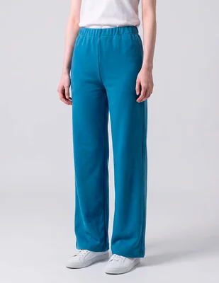 Pants regular con elástico para mujer