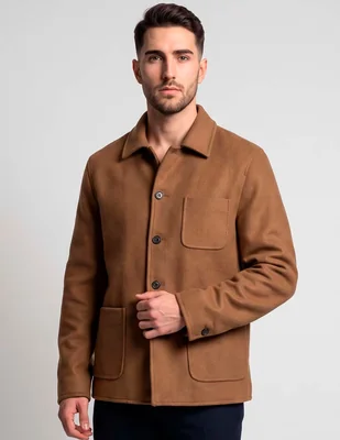 Chamarra de piel para hombre