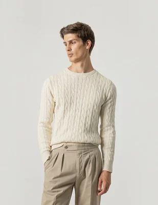 Suéter cuello redondo para hombre