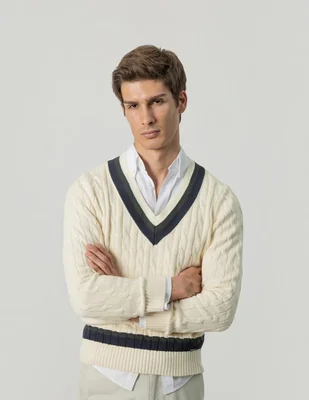 Suéter cuello redondo para hombre