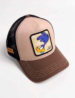 Gorra visera curva snapback casual slab looney tunes road runner para hombre