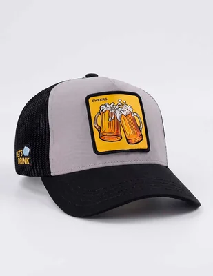 Gorra visera curva correa ajustable casual para hombre