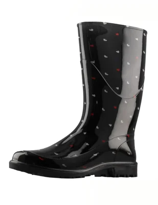 Bota para lluvia abajo de la rodilla para mujer