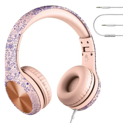 Auriculares con cable LilGadgets Connect+ Pro para niños, ideales para