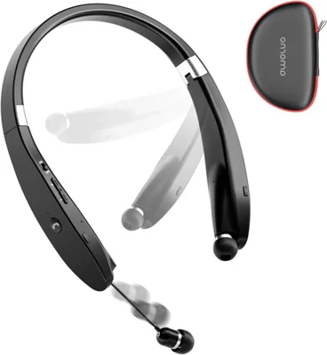 Auriculares Bluetooth plegables AMORNO, inalámbricos, con diadema para