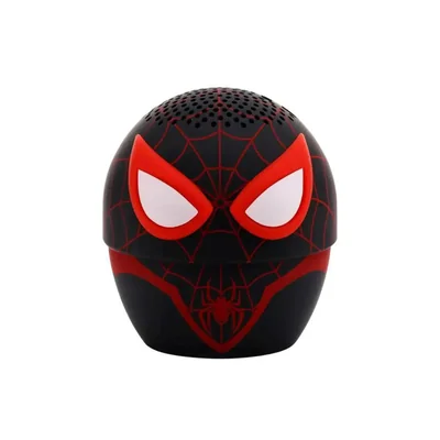 Mini Bocina Bitty Boomers Marvel Miles Morales Bluetooth Inalámbrica Negro/Rojo