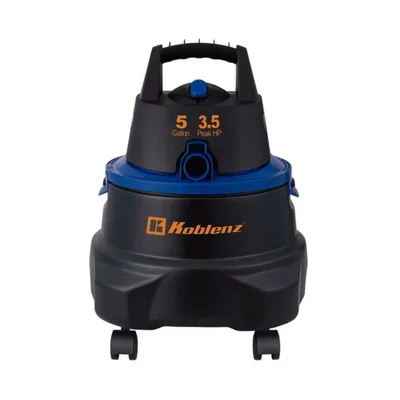 Aspiradora Seco-Mojado 5 Gal 3.5 HP Negro Koblenz WD-5 MA