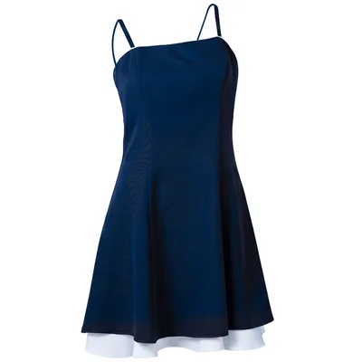 Vestido de Fiesta Corto con Doble Falda Noshe para Mujer