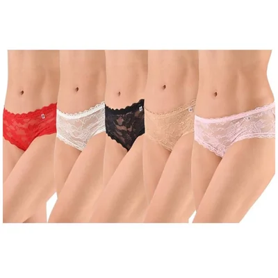 Set de 5 Panty con Encaje Rachel Roy para Mujer