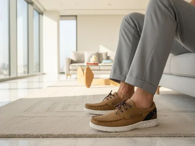 Zapato Náutico Casual con Cordones Estilo Mocasín