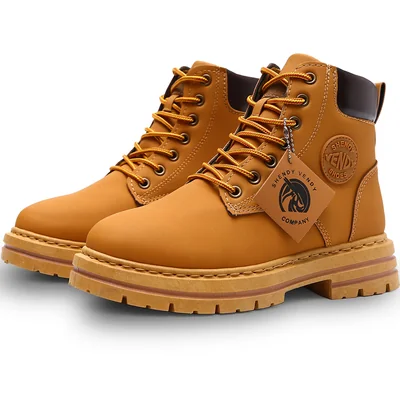 Botas Uso Rudo Estilo Urbano Vinipiel Casual Camel para Hombre