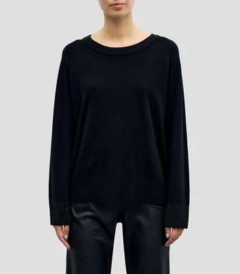 Suéter cuello redondo Mujer