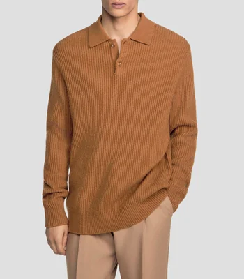 Suéter cuello polo Hombre