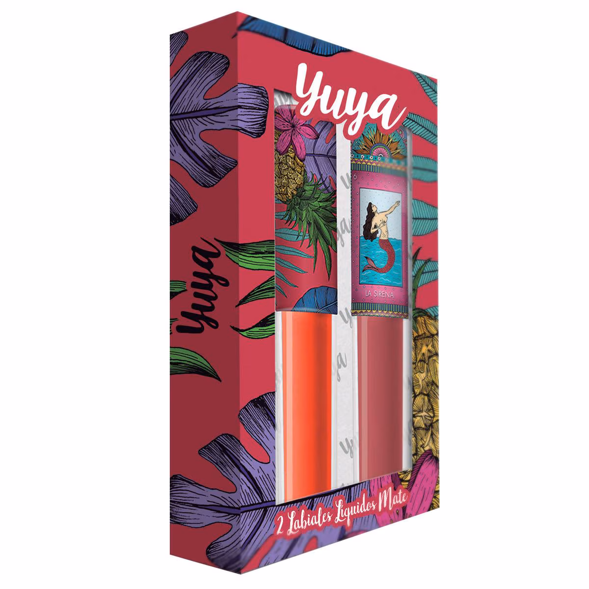 Set 2 Labiales Yuya Modelo 2 (Papaya)
