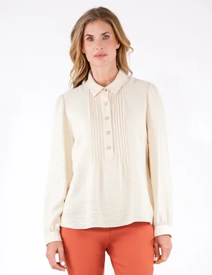 Blusa manga larga para mujer