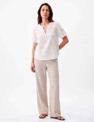 Blusa manga corta para mujer
