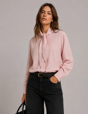 Blusa manga larga para mujer