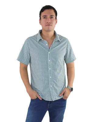Camisa casual manga corta para hombre