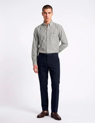 Camisa casual de algodón manga larga para hombre