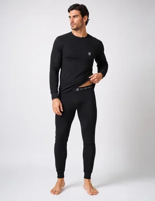 Conjunto térmico de algodón para hombre