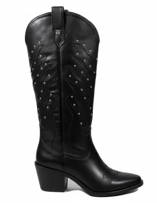 Bota cowboy abajo de la rodilla para mujer