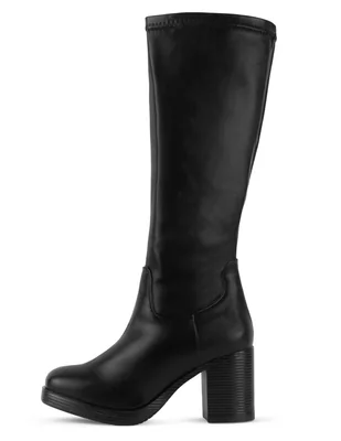 Bota Abajo de la rodilla 9504-343-A de Sintético para mujer
