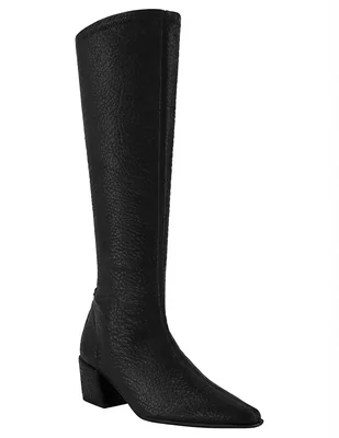 Bota rodilla de piel para mujer