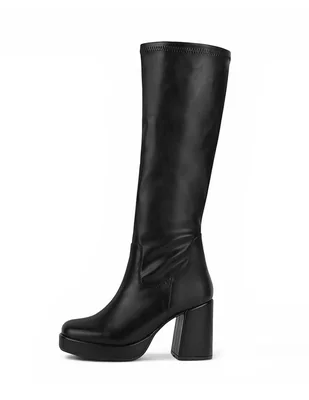 Bota Abajo de la rodilla 8503-343-A de Sintético para mujer