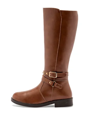 Bota media pierna para mujer