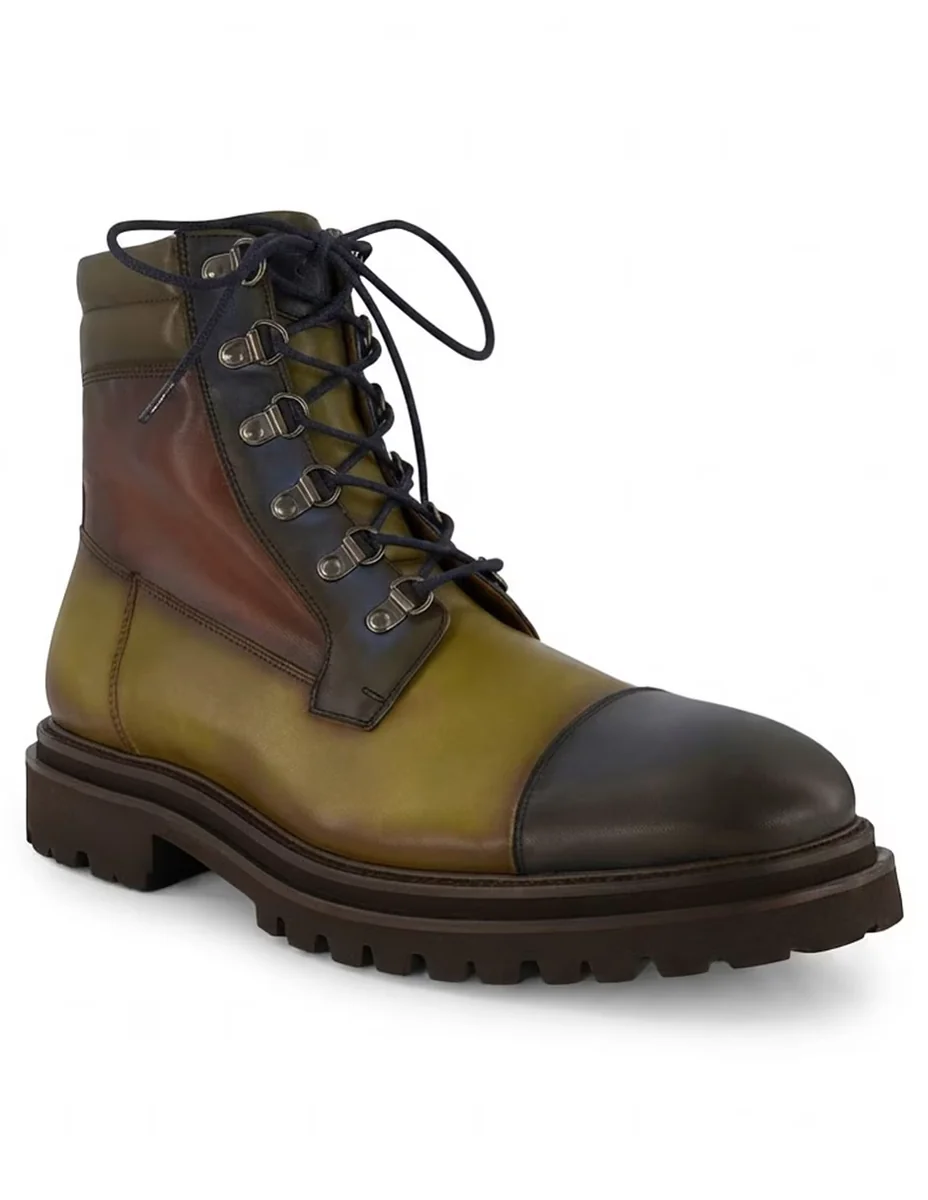 Bota de piel para hombre