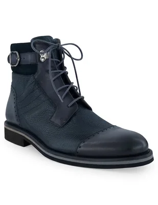 Bota de piel para hombre