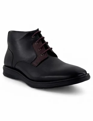 Bota de piel para hombre
