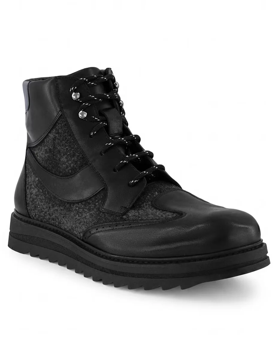 Bota de piel para hombre