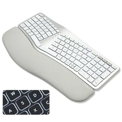 Teclado Macally Bluetooth Ergonómico Inalámbrico Dividido