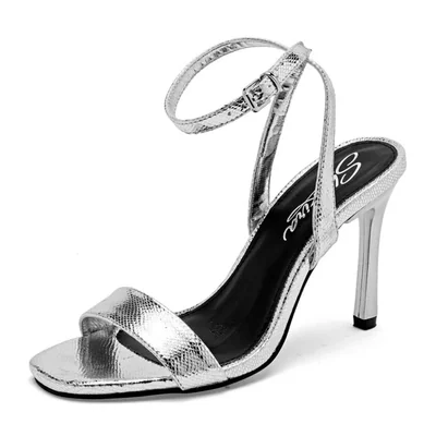 Shakira sandalia para mujer plata cod 147488-E