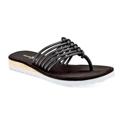 Mora Tierra sandalia para mujer negro cod 147599-E