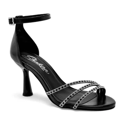 Shakira sandalia para mujer negro plata cod 147490-E