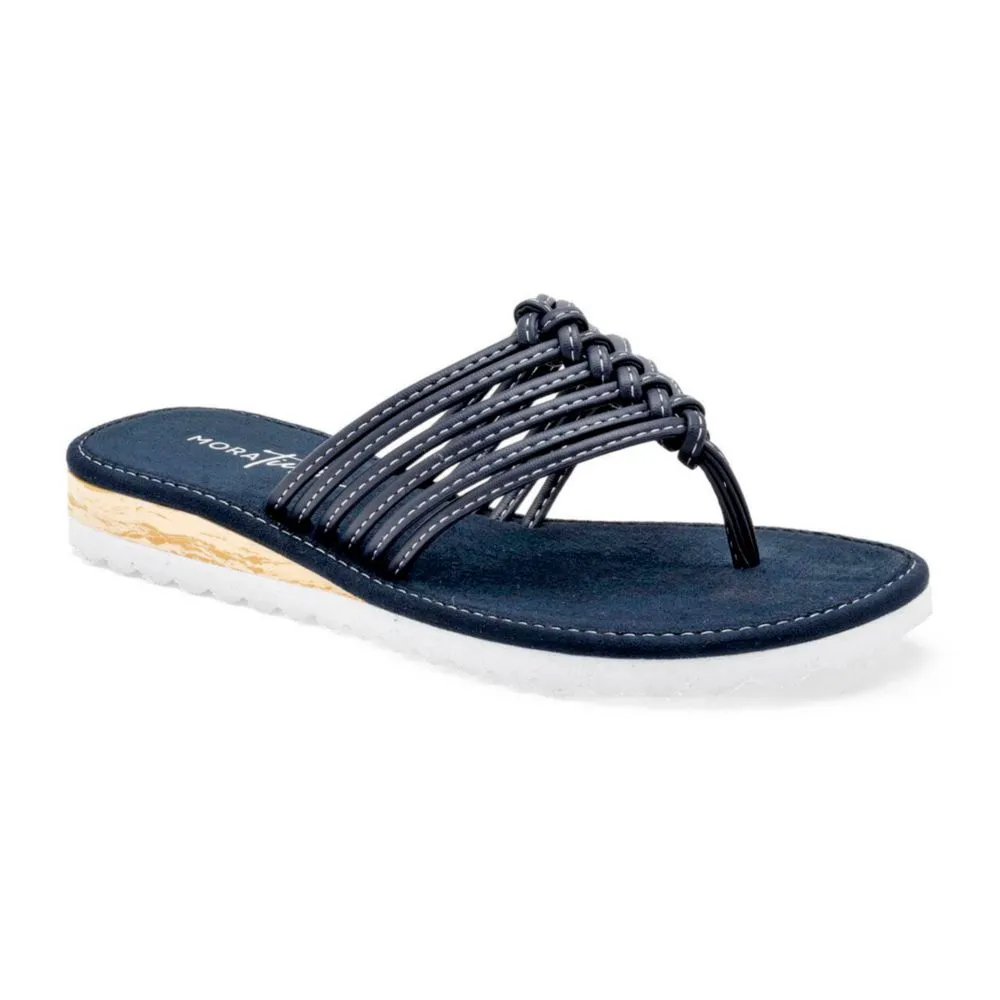 Mora Tierra sandalia para mujer marino cod 147598-E