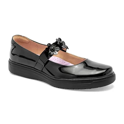 Yuyin zapato escolar para mujer negro charol cod 146551-E