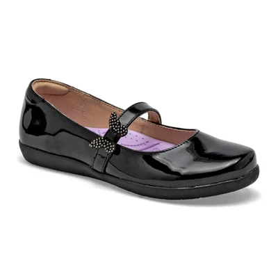 Yuyin zapato escolar para mujer negro charol cod 146539-E