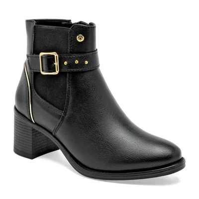 Moramora botin para mujer negro cod 147438-E
