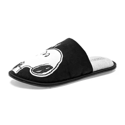 Arra pantufla para hombre negro blanco cod 147654-F