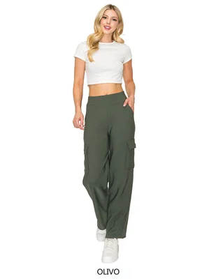 Paquete 10 Piezas Pantalón Scuba Recto de Cargo con forro