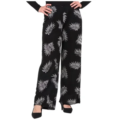 Pantalón Estampado de Hojas Arqueology para Mujer