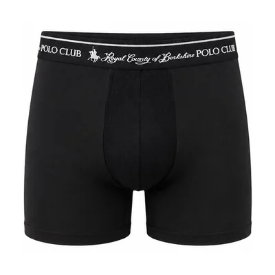 3 Pack Bóxer Negro Licra One Royal Polo Club para Hombre