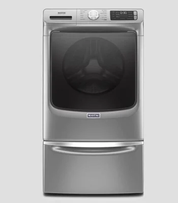 Lavadora 7MMHW6621HC de carga frontal 22 kg Gris acero + Pedestal