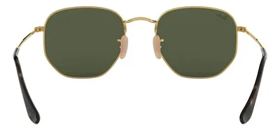Anteojos Lentes de Sol Ray Ban Hexagonal RB3548N 001 51-21 Clásico dorado/verde